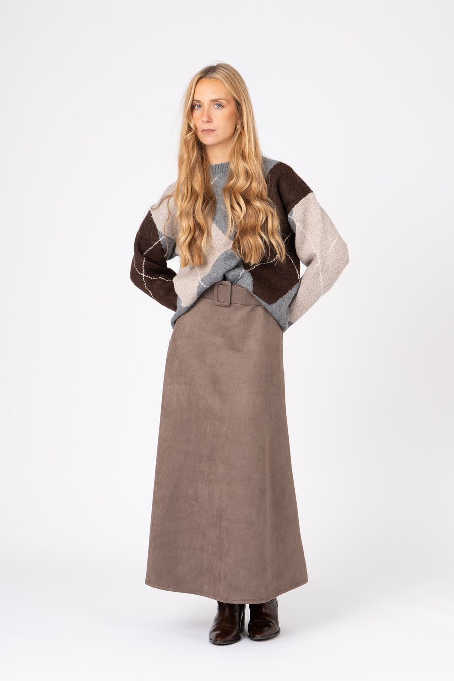 Saia camurcina Taupe