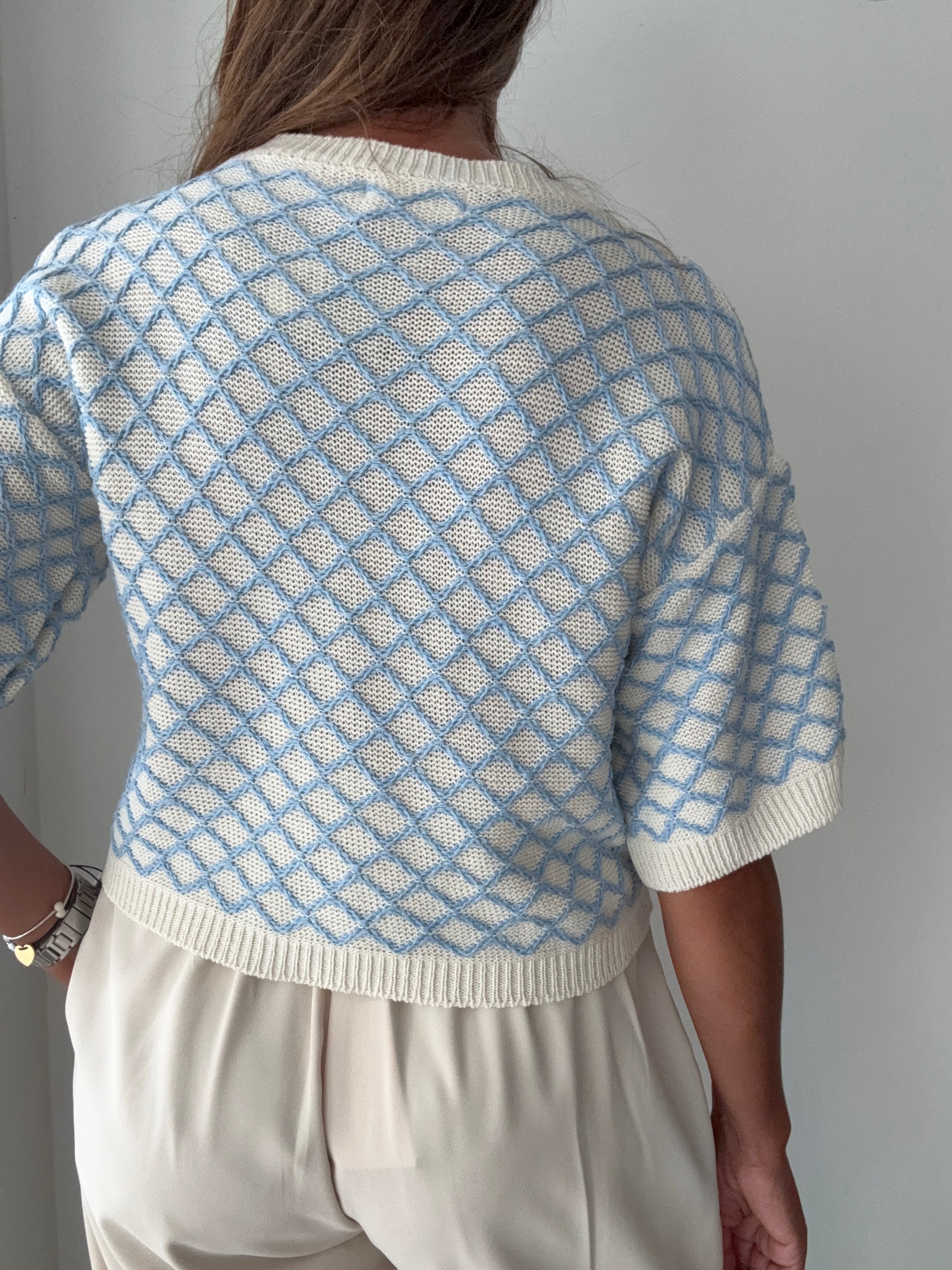 Camisola 3/4 azul