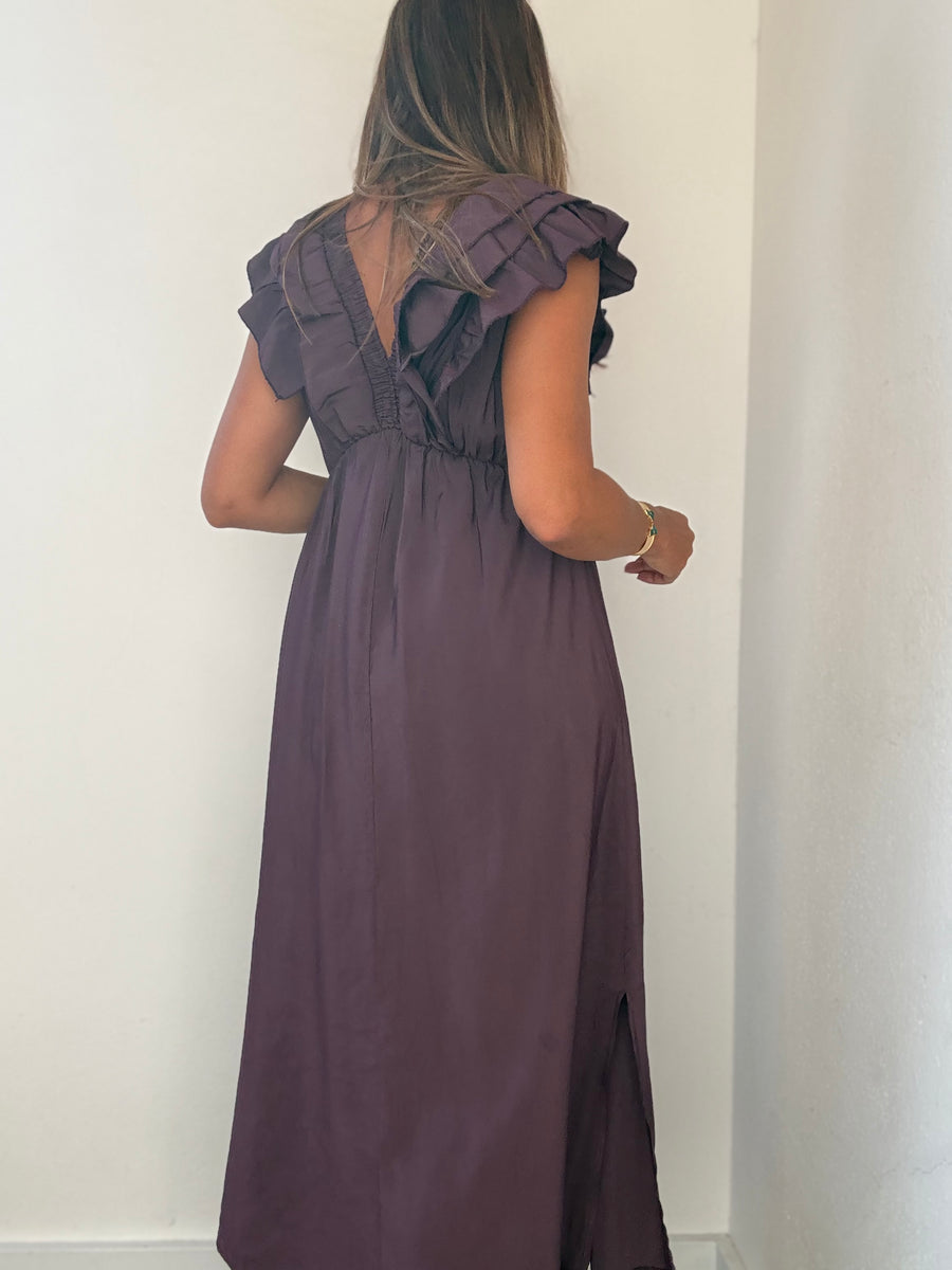 Vestido Siena ameixa