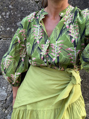 Blusa Estampada Verde