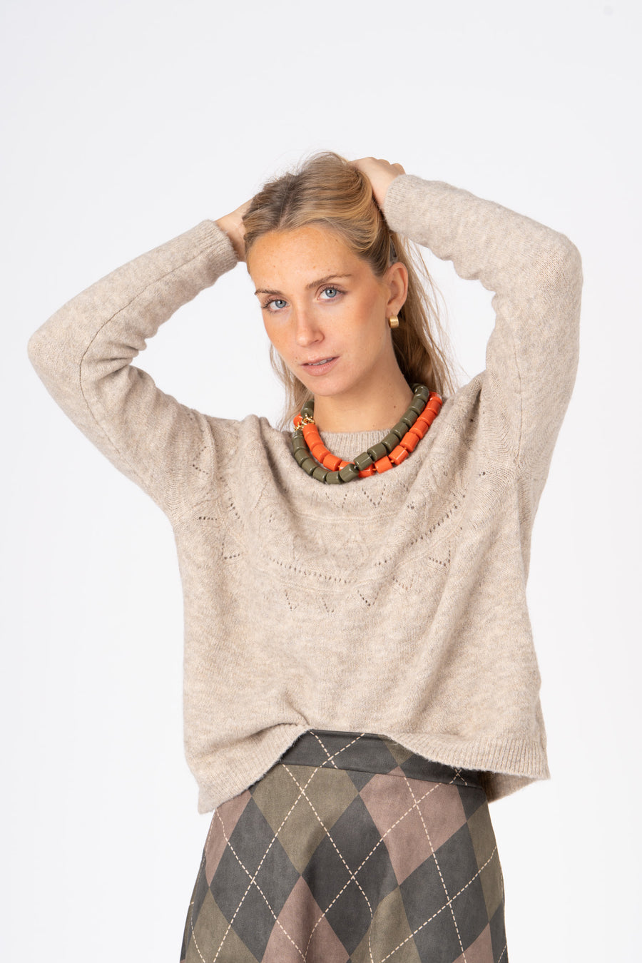 Colar “Bold Resin” Laranja