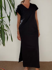 Vestido Kaftan Algodão