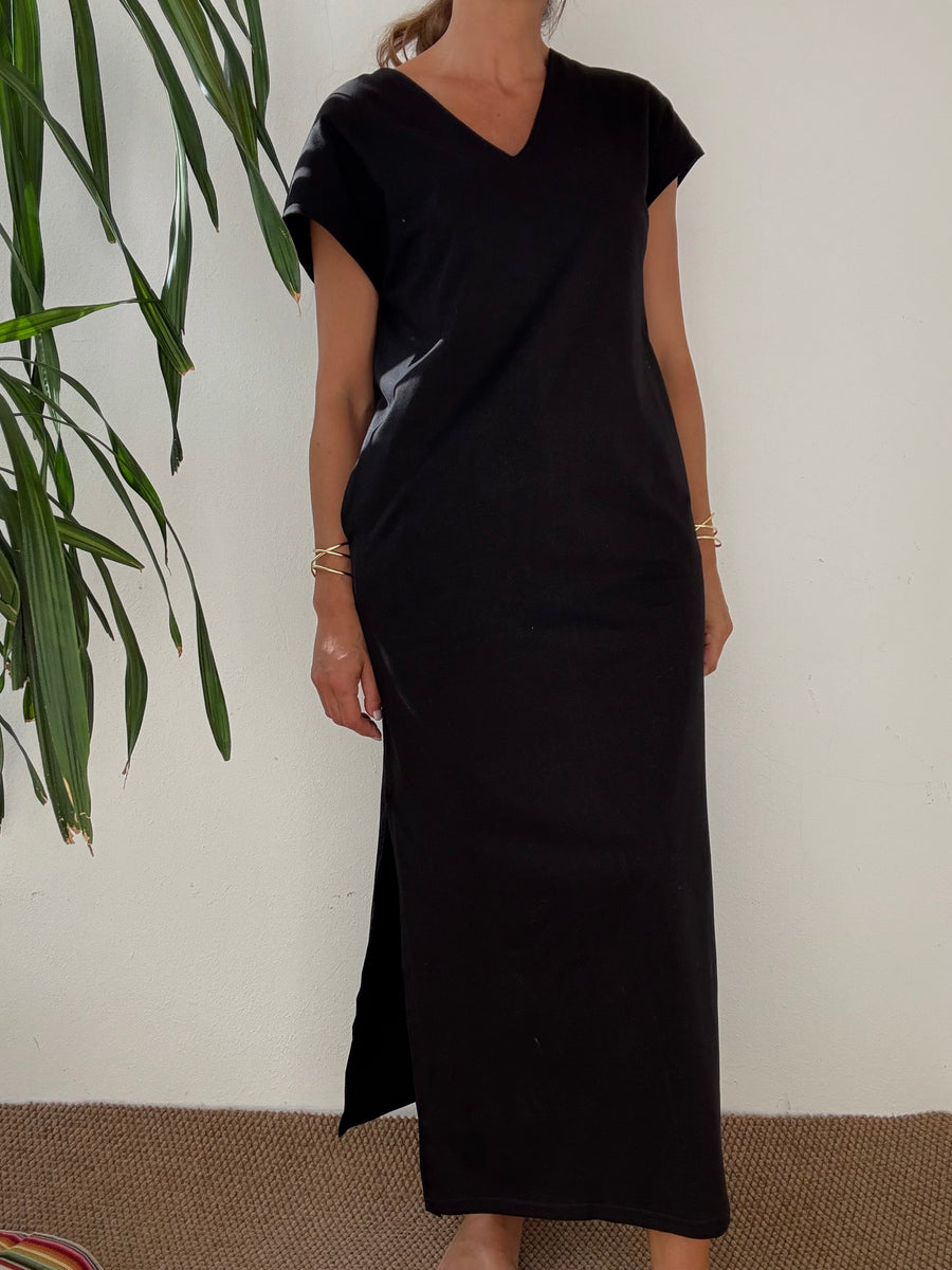 Vestido Kaftan Algodão