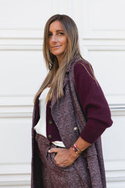 CONJUNTO TWEED  VINHO