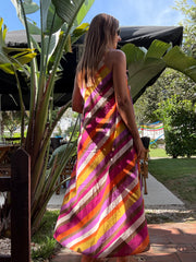 Vestido Fiesta beringela