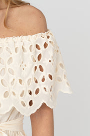 Vestido Étoile marfim