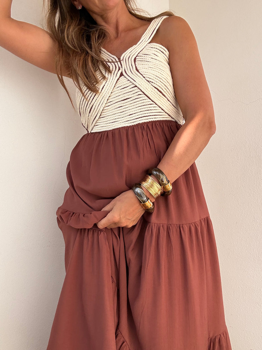 Vestido Boho Canela