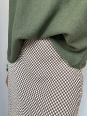 Saia Vichy Maxi Verde