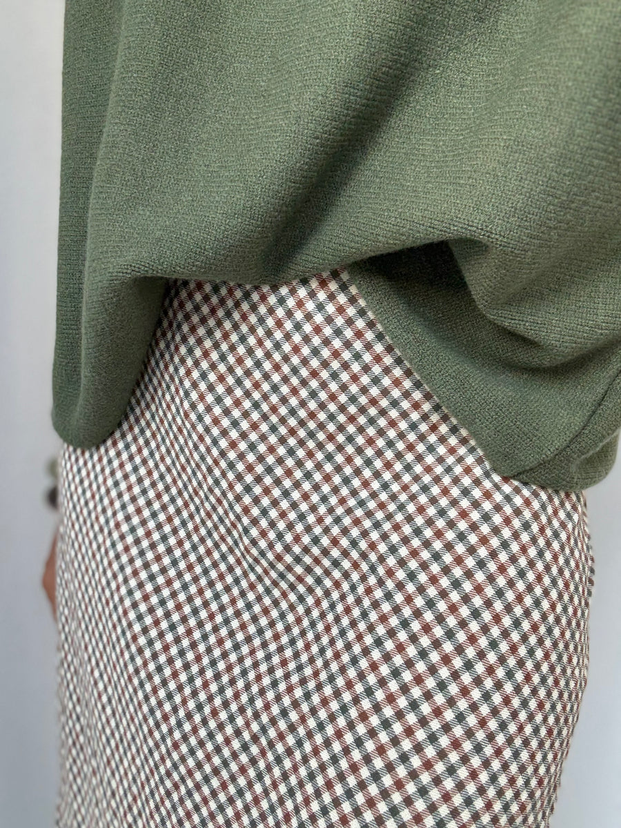Saia Vichy Maxi Verde