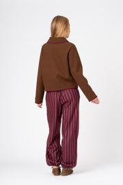 Calça Riscas beringela ref:cal35243