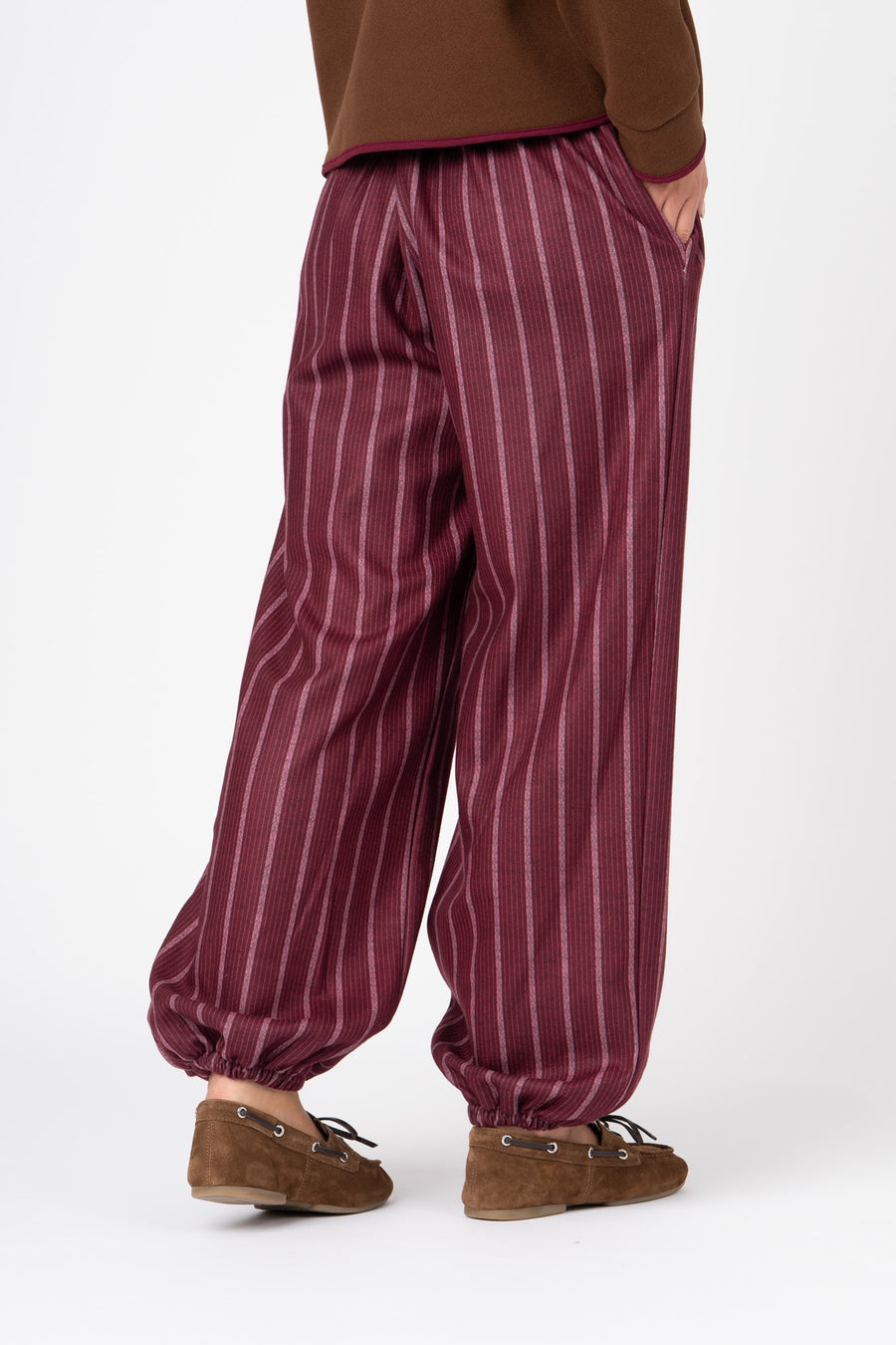 Calça Riscas beringela ref:cal35243
