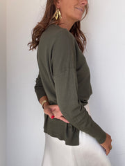 Camisola Essencial  Caqui