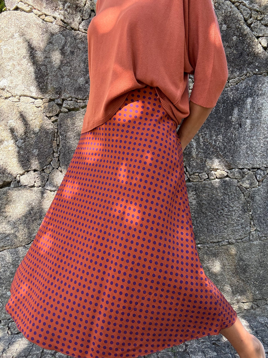 Saia Polka Laranja