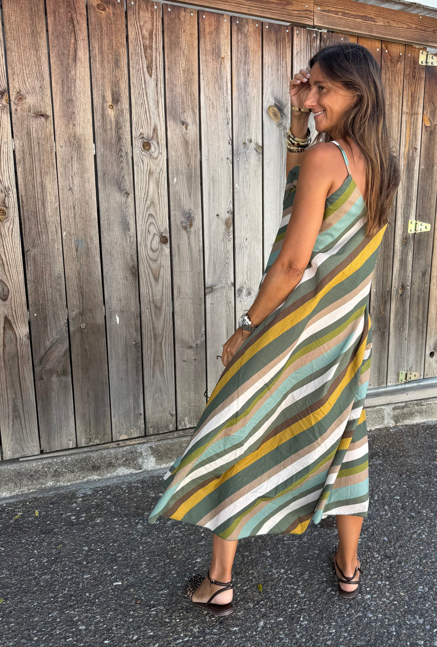 Vestido Bari verde