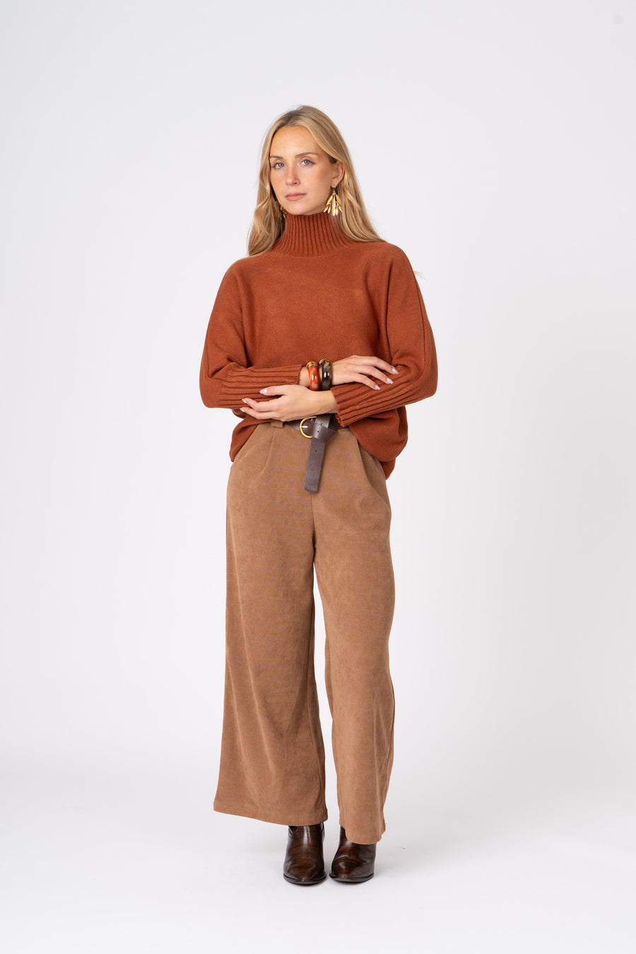 Camisola Canelle ferrugem