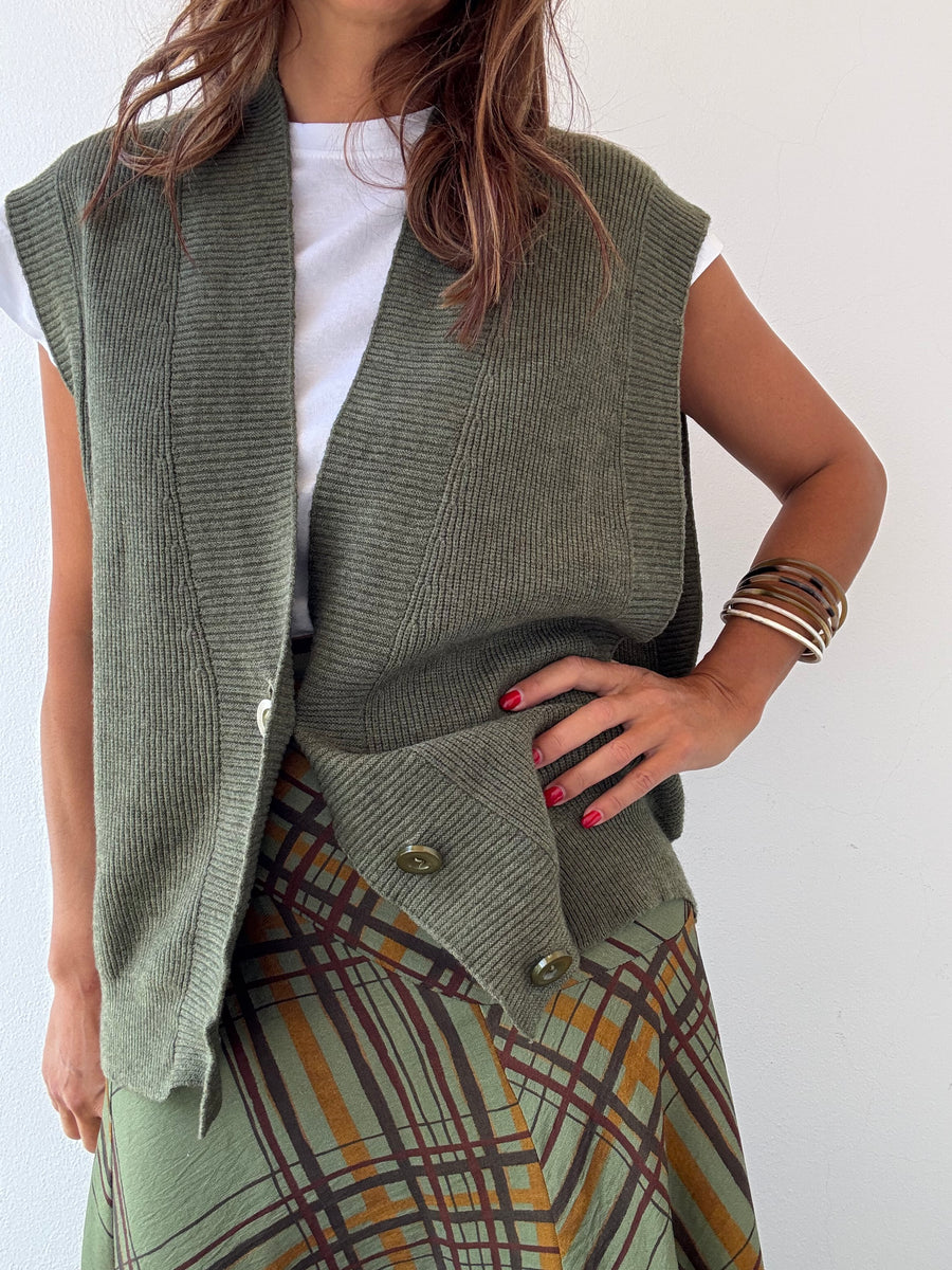 Colete Verde Oversized
