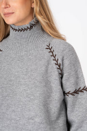 Camisola Espiga cinzento