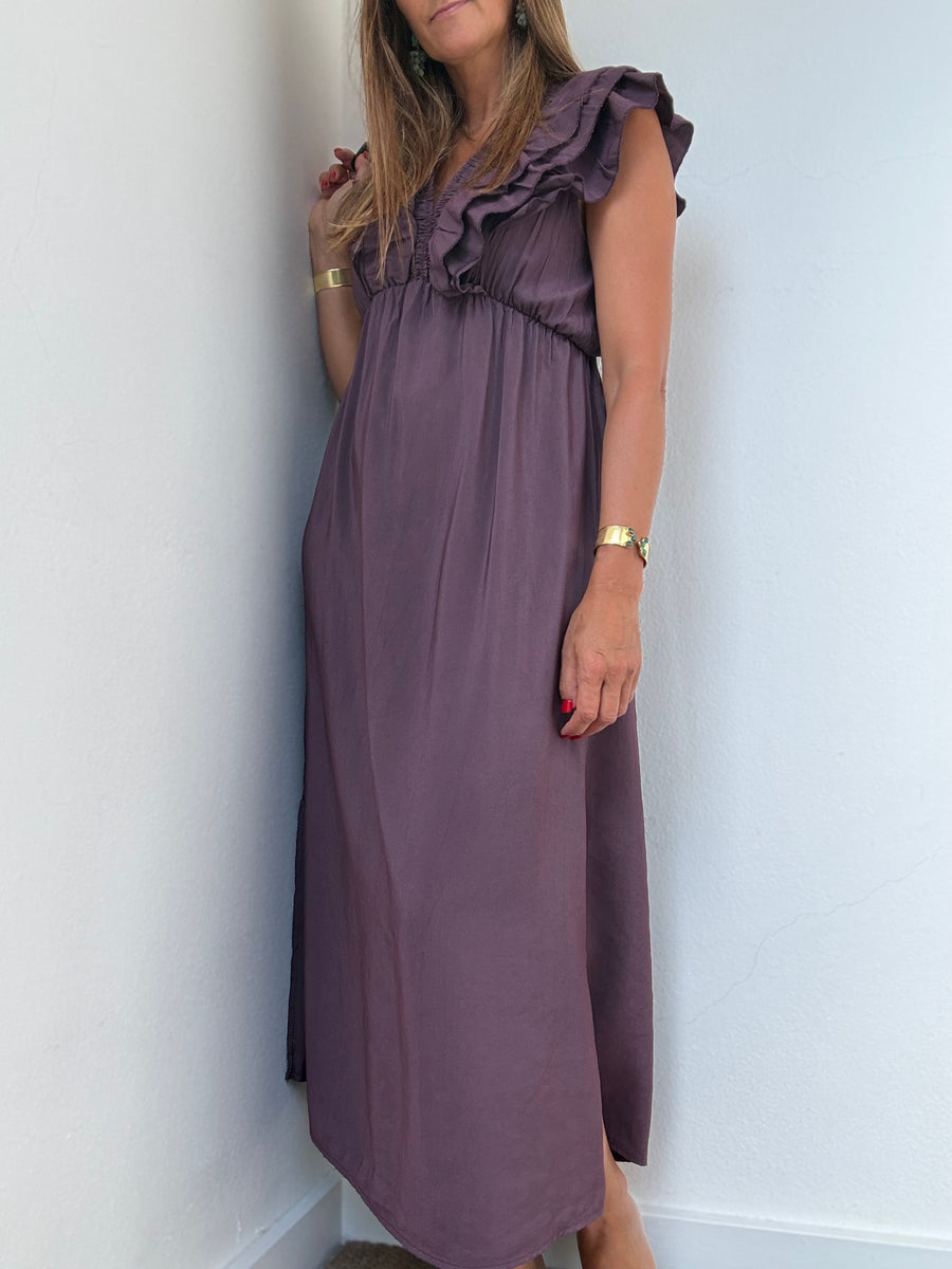 Vestido Siena ameixa