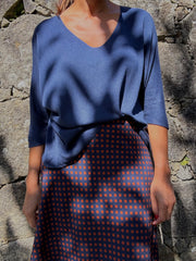 Camisola Manga 3/4 Azul