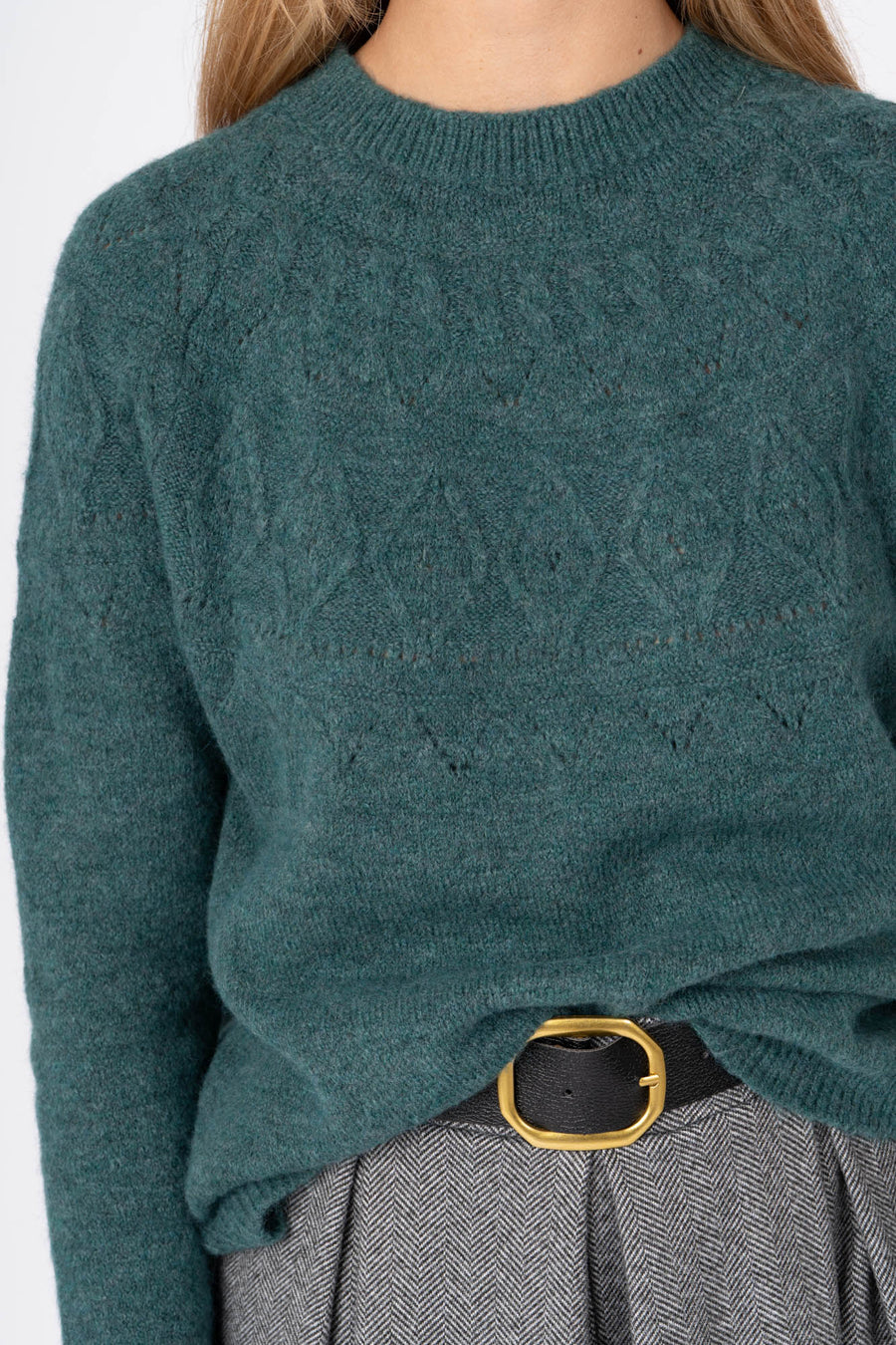 Camisola Tricot verde ref:cm6677