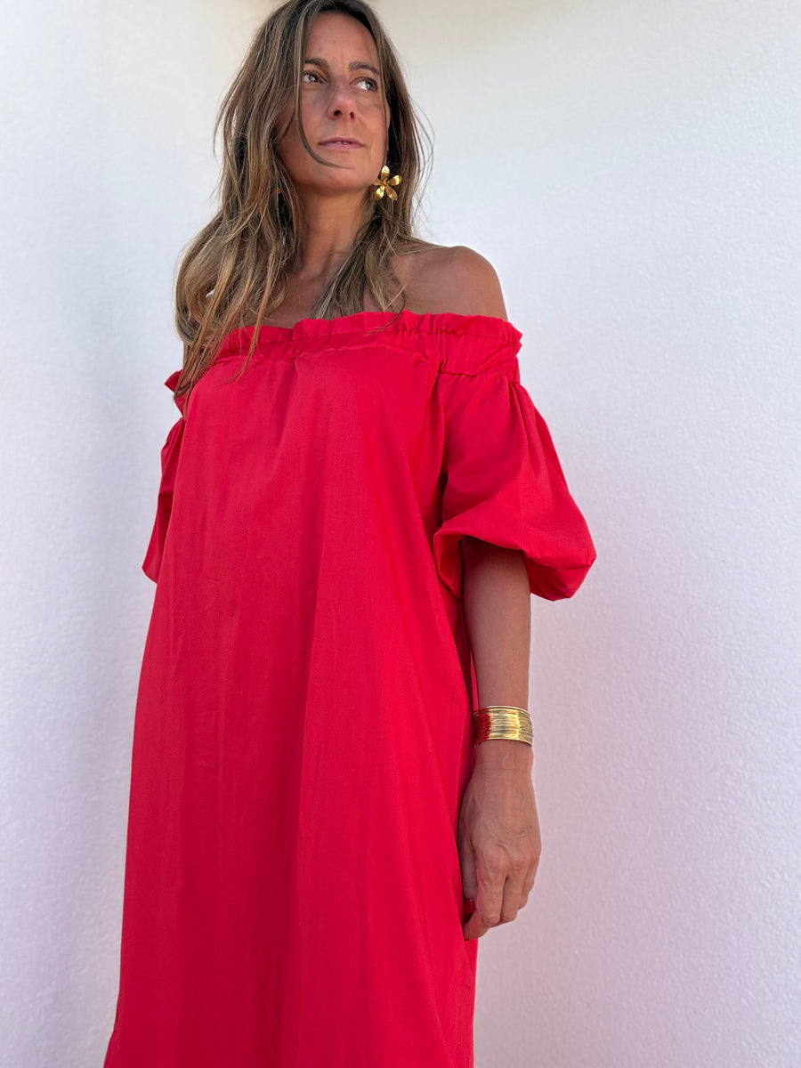 Vestido Summer morango