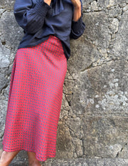 Saia Polka Morango