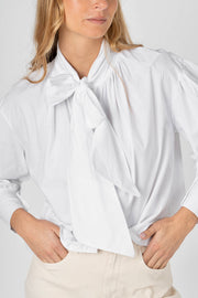 Blusa laço branco