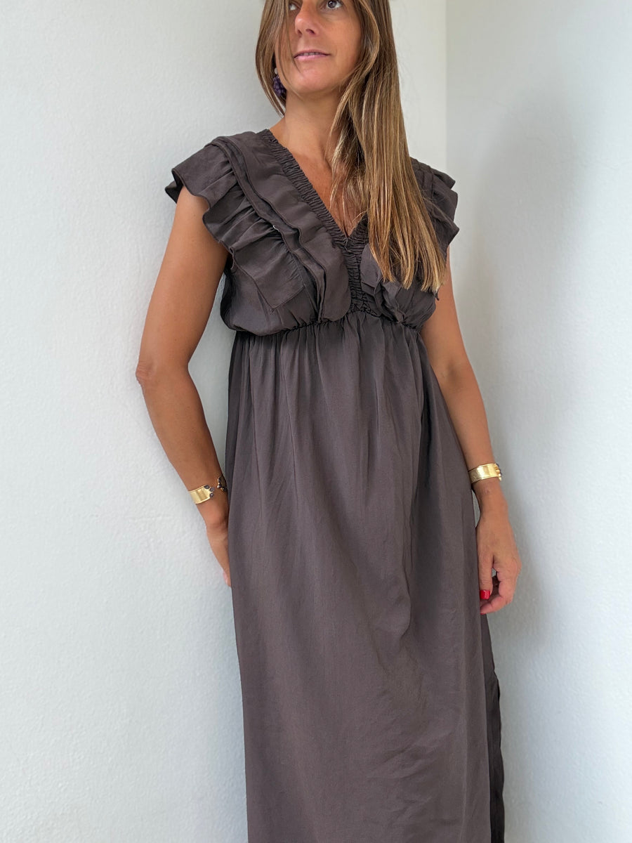 Vestido Aura chocolate