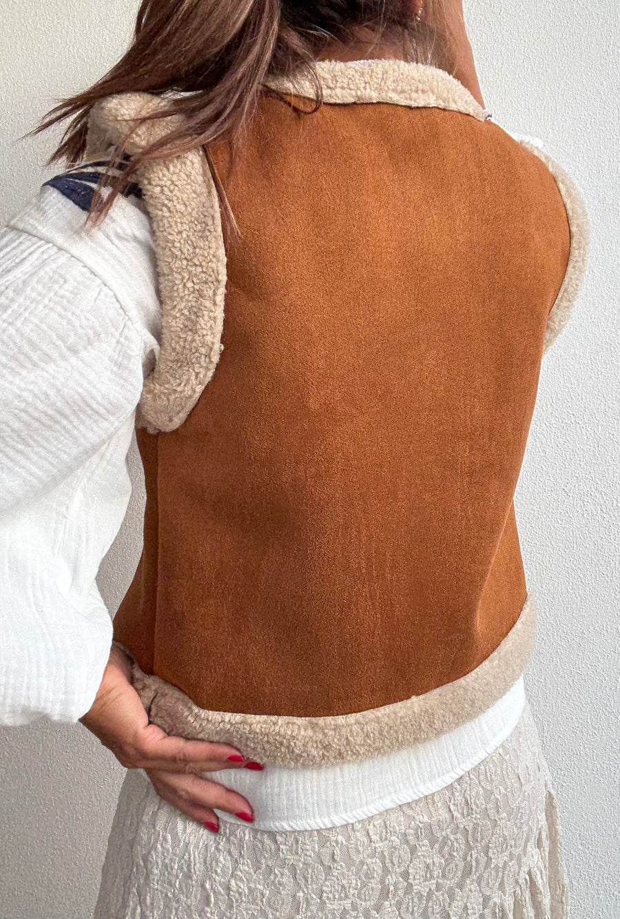 Colete Cozy Camel