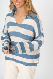 Camisola Polo Capri azul