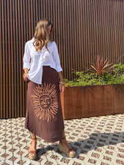 Saia Sol castanho