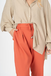 Calças Joggers telha