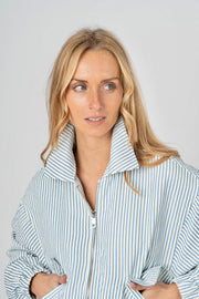 Blusão  Riscas  azul