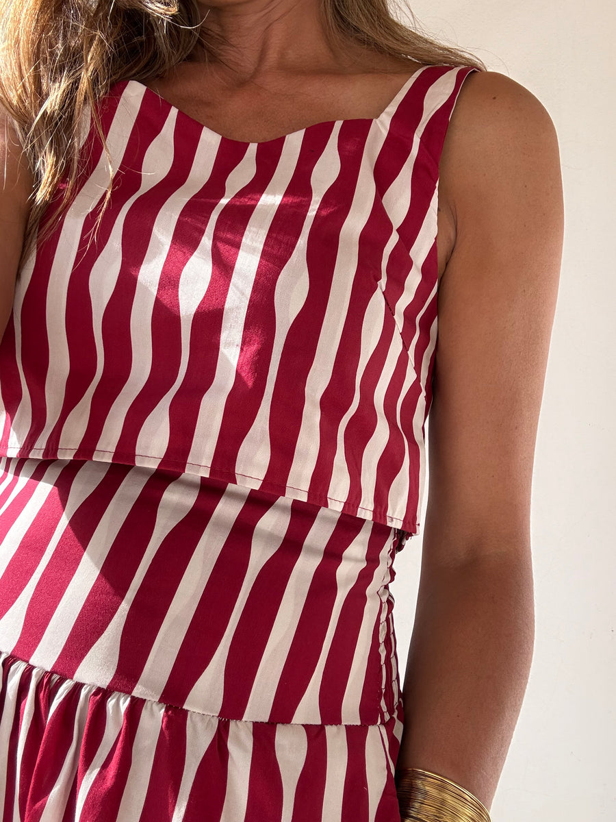 Top Brisa vermelho