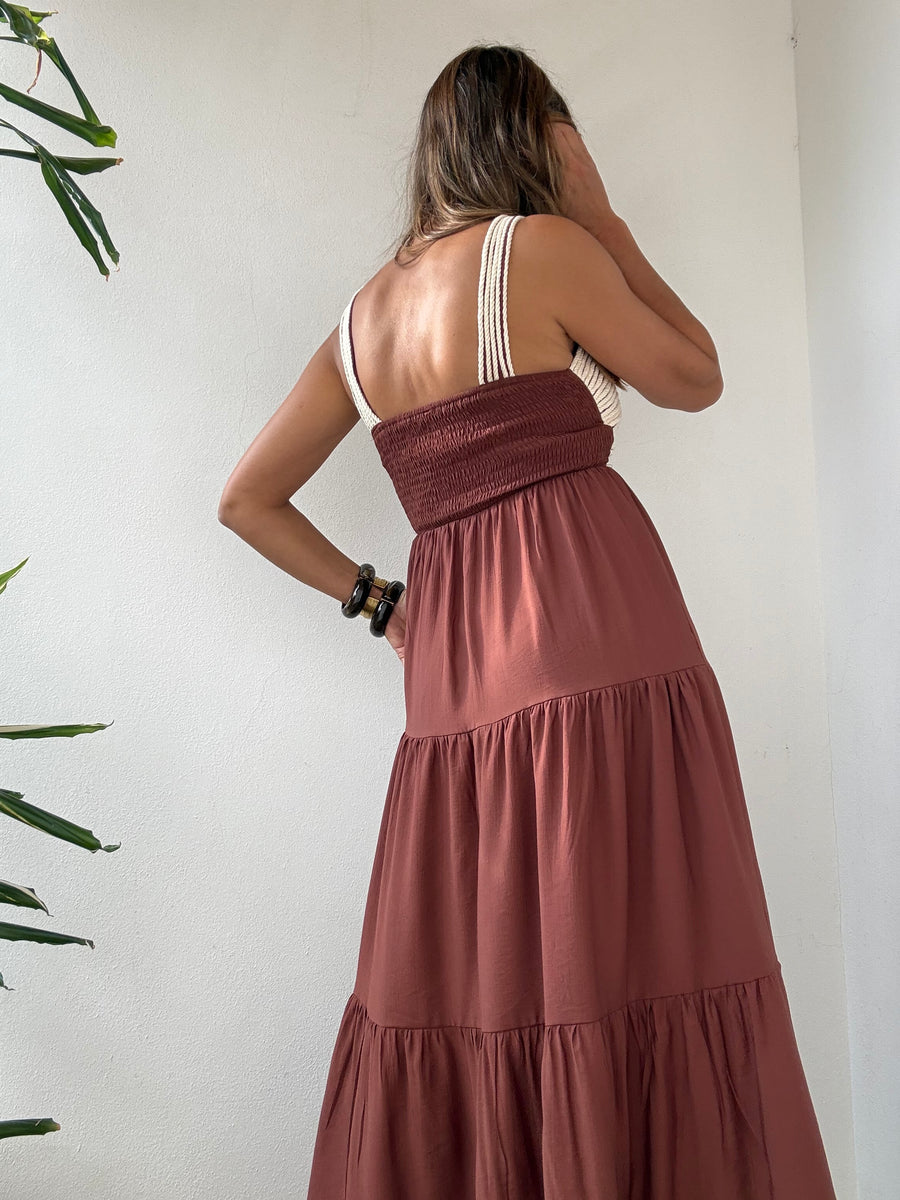Vestido Boho Canela