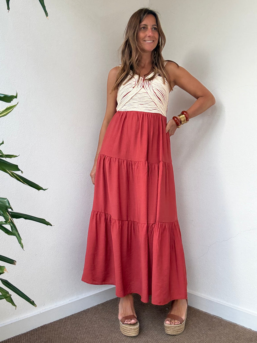 Vestido Boho Ferrugem