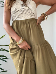Vestido Boho verde