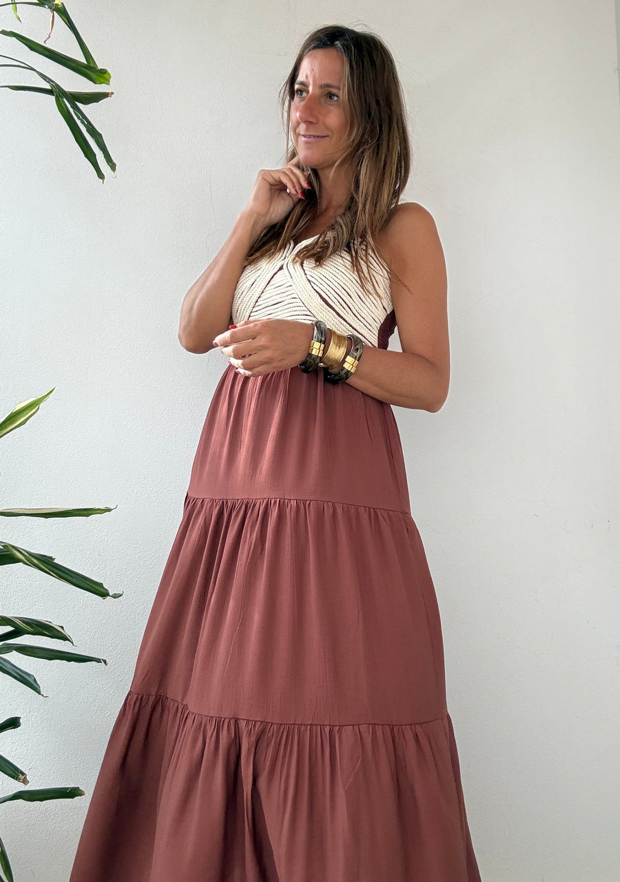 Vestido Boho Canela