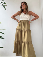 Vestido Boho verde