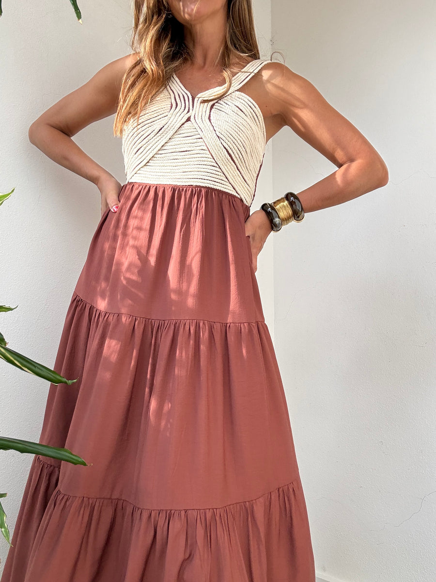 Vestido Boho Canela