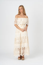 Vestido Étoile marfim