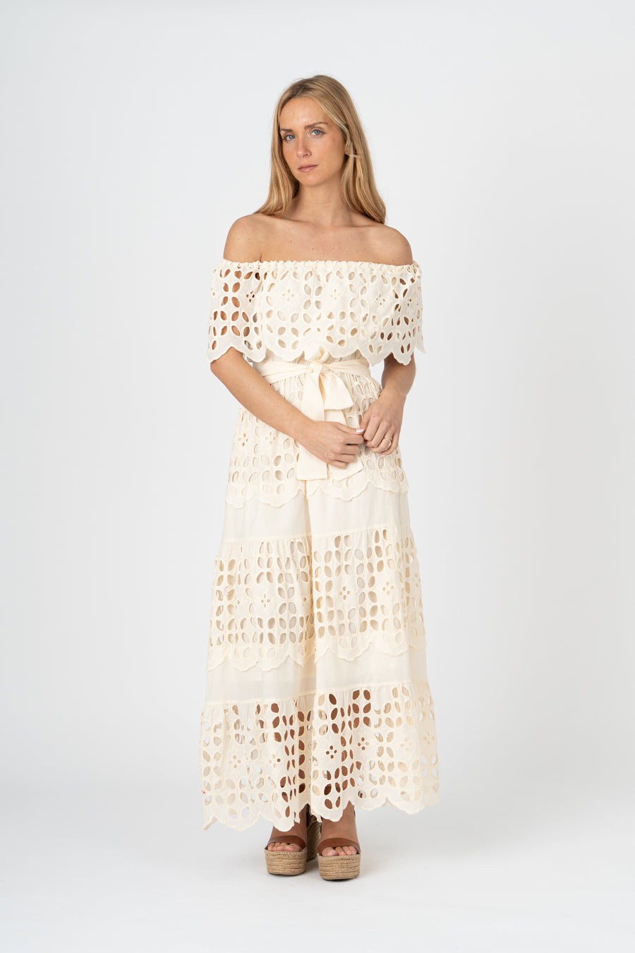 Vestido Étoile marfim