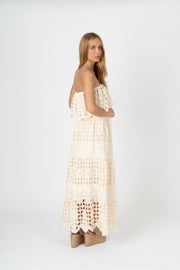 Vestido Étoile marfim