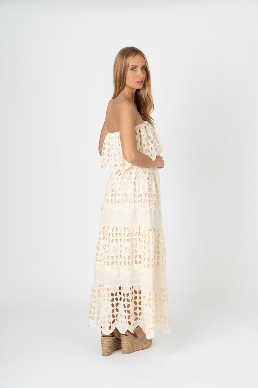 Vestido Étoile marfim