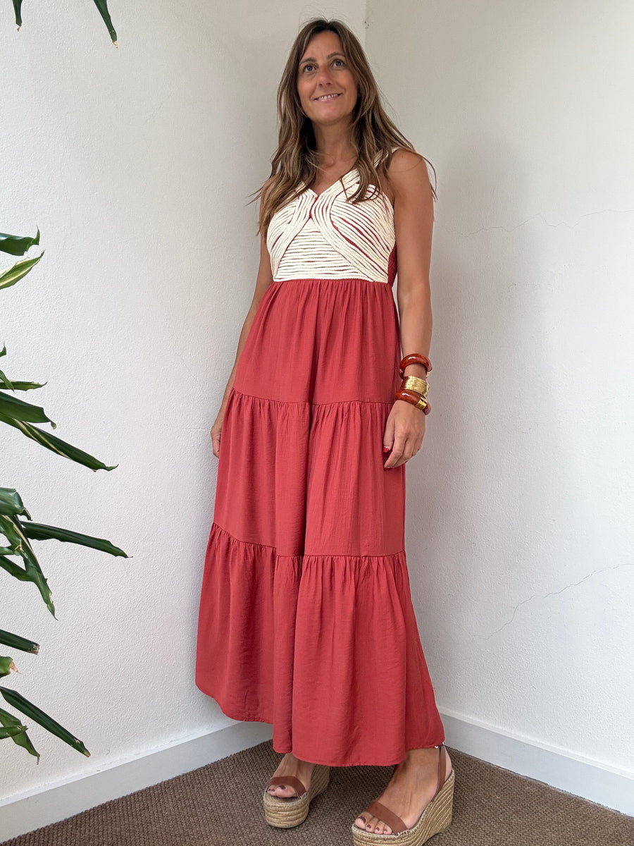 Vestido Boho Ferrugem