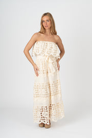 Vestido Étoile marfim