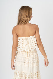 Vestido Étoile marfim