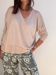 Camisola cós nude