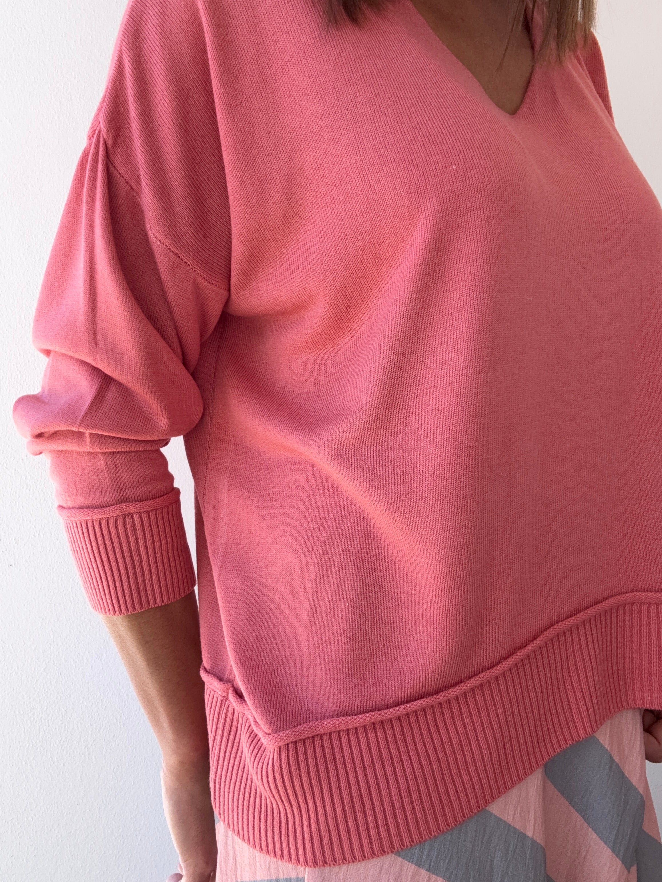 Camisola cós salmão